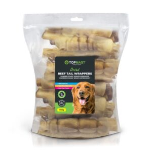 Topmast Dried Beef Tail Wrappers - 15 cm - 500 Grams