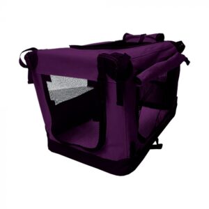 Topmast Soft Dog Cage Pliable - Premium - Purple - 70 x 52 x 52 cm
