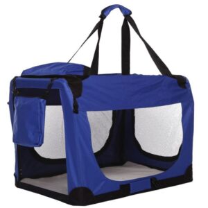 Topmast Soft Dog Cage Pliable - Blue - 50 x 35 x 35 cm