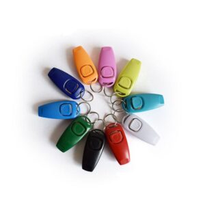 Topmast Clicker Modern - With Dog Whistle - Dog Training