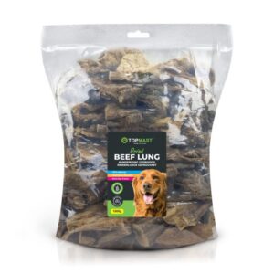 Topmast Beef Lung Dried - 1000 Grams