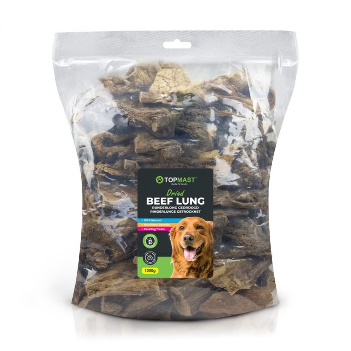 Topmast Beef Lung Dried - 1000 Grams