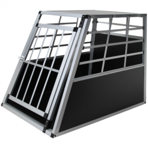 Topmast Car Crate Ellipse - Medium - 69 x 54 x 50 cm - Black - Aluminum Travel Crate