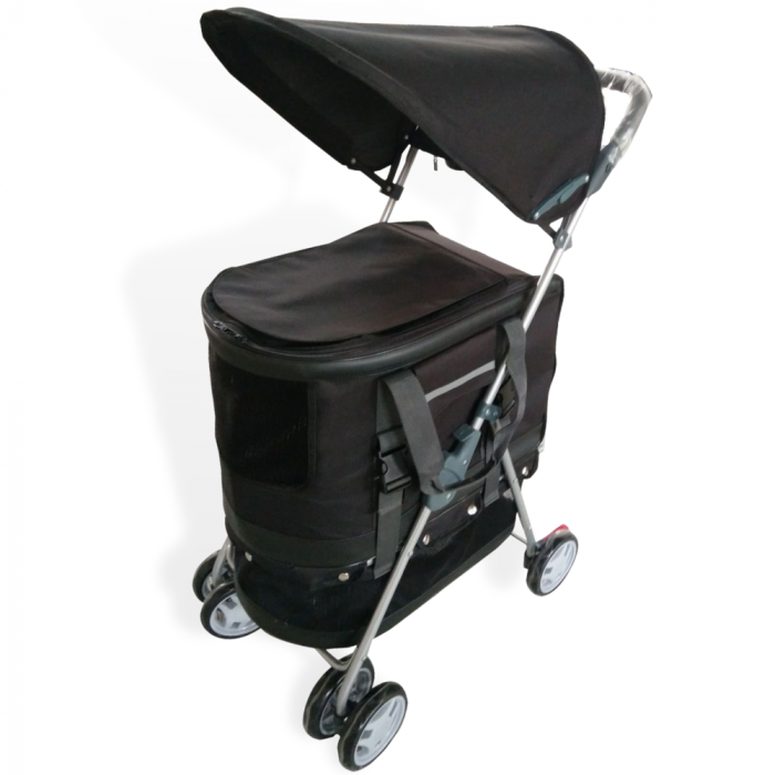 Topmast Dog Stroller Excellent - Detachable Living Area - Black