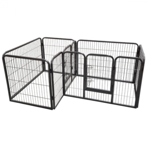 Topmast Dual Puppy Run - Two Spaces - Indoor Dog Run - Anthracite