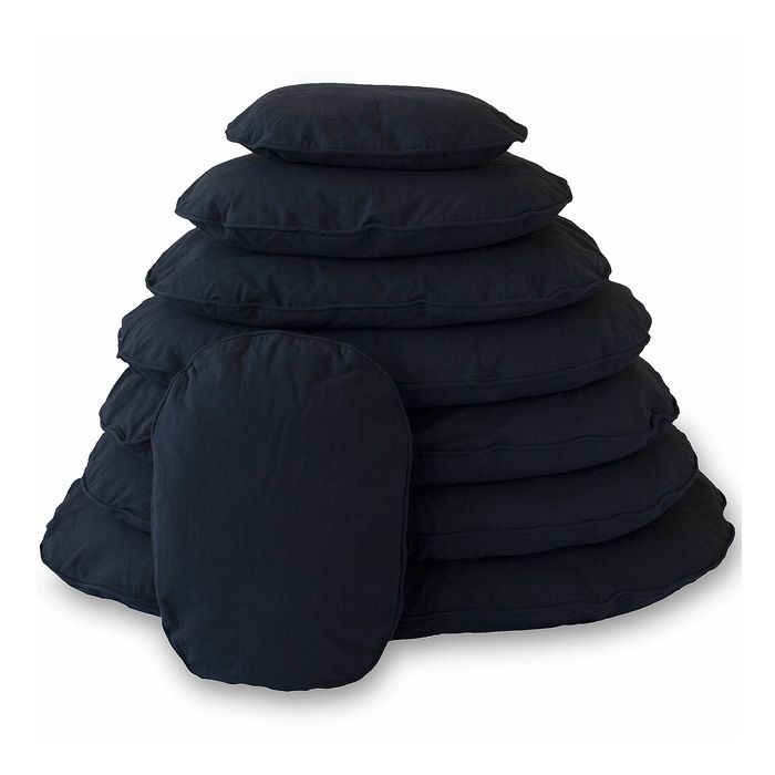 Topmast Dogcushion Oval - Black - 68 x 47 cm