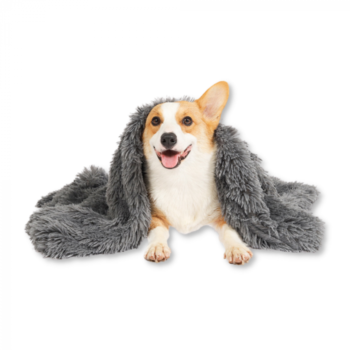 Fluffy Blanket - Plush Dog Blanket - 120 x 100 CM - Brown