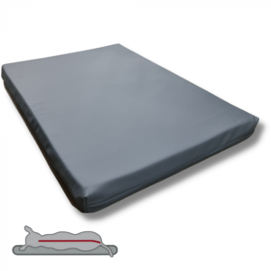 Topmast Orthopedic Lounge Bed Leatherlook Anthracite - 125 x 90 cm