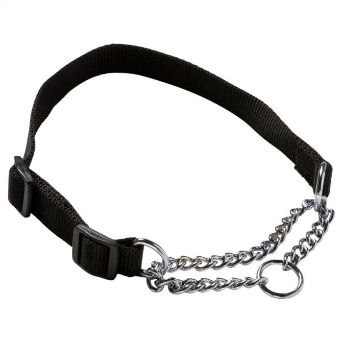 Nylon Collar with Correction Chain 30/45cm