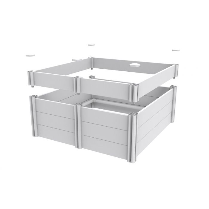 Extension Set Topmast Whelping box - Height Element - Front Dimensions 150 x150 cm - Plastic