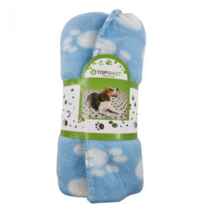 Fleece cushion Blue + Paws XL 140 x 100 cm