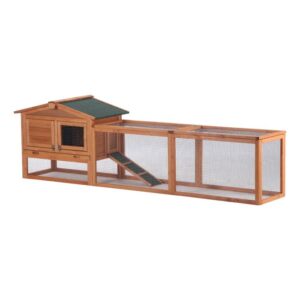 Topmast Rabbit Hutch Sunshine Jumbo - 230 x 53 x 70 cm - For Outdoor Use - Wood
