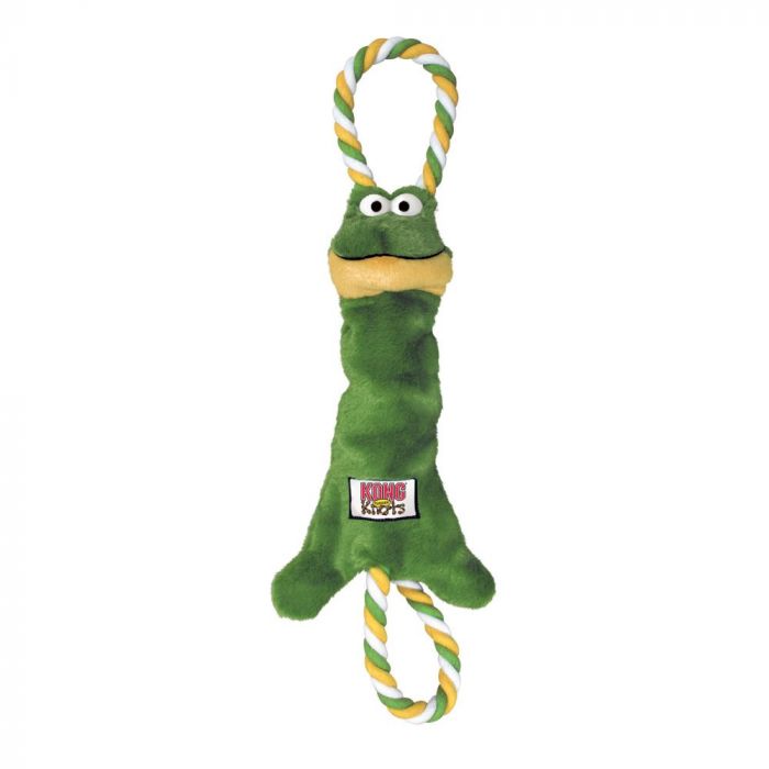 Tugger Knots Frog - Plush Frog - With Squeaker