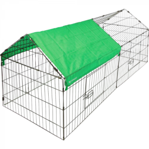 Topmast Rabbit Run - Puppy Run - Galvanized Steel - Size XL
