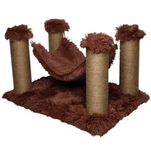 Topmast Scratching Post Fluffy Longhair - Maui - Brown
