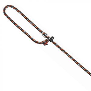 Retriever Leash - Nylon - Black and Orange - 1.70 Meter - 8 MM