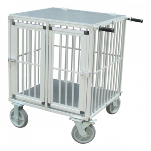 Topmast Showtrolley Expose L - For 2 Dogs - Aluminum - With Wheels - 100 cm