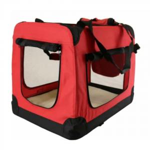 Topmast Soft Dog Cage Pliable - Red - 102 x 69 x 69 cm