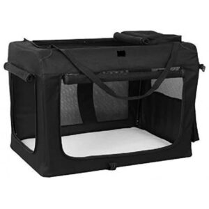 Topmast Soft Dog Cage Pliable Black - 81 x 58 x 58 cm