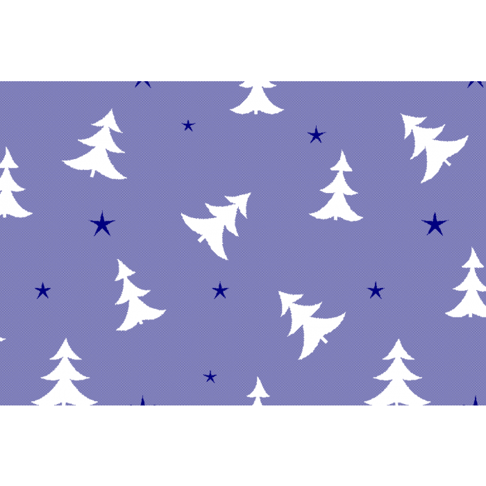 Vet bed Starry Pine - Non Slip Dog Mat - Blue - 150 x 100 cm