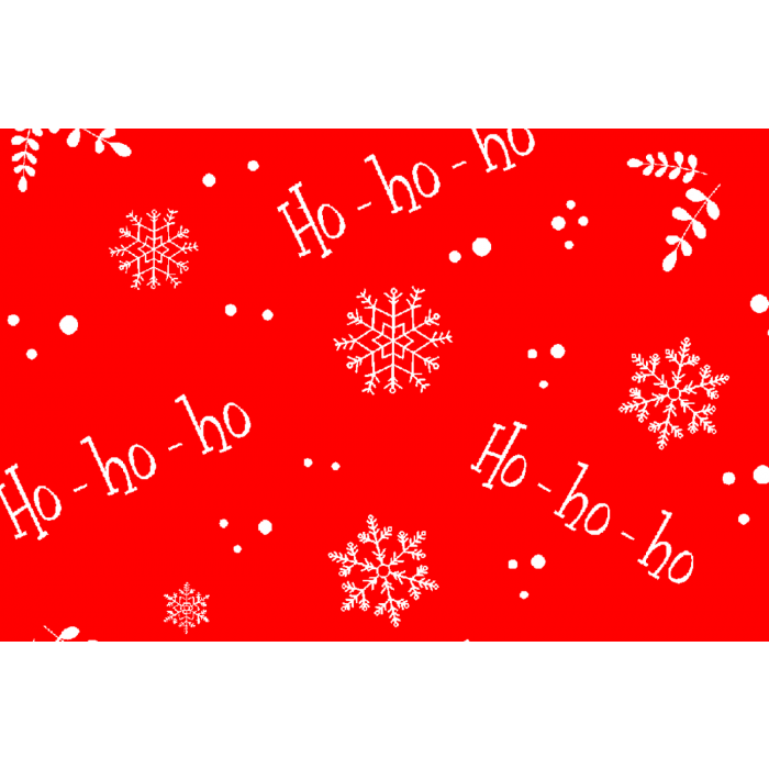 Vetbed Ho-Ho-Ho - Non Sip Dog Mat - Red - 150 x 100 cm