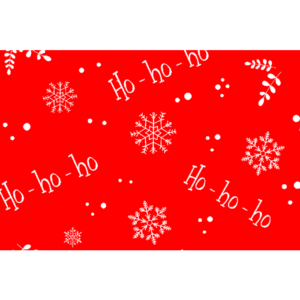 Vetbed Ho-Ho-Ho - Non Sip Dog Mat - Red - 10 Meters Roll
