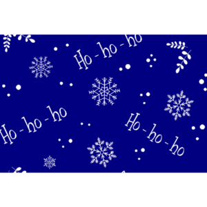 Vetbed Ho-Ho-Ho - Non Sip Dog Mat - Blue - 100 x 75 cm