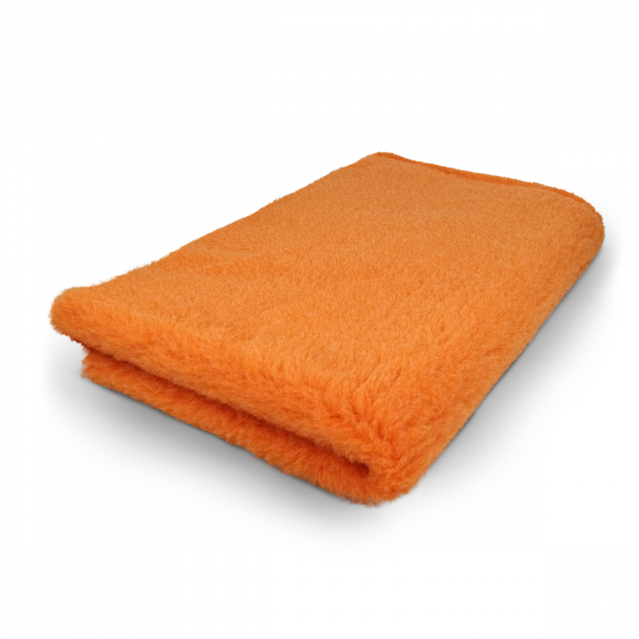 Vet Bed - Orange plain - Non Slip - 100 x 75 cm