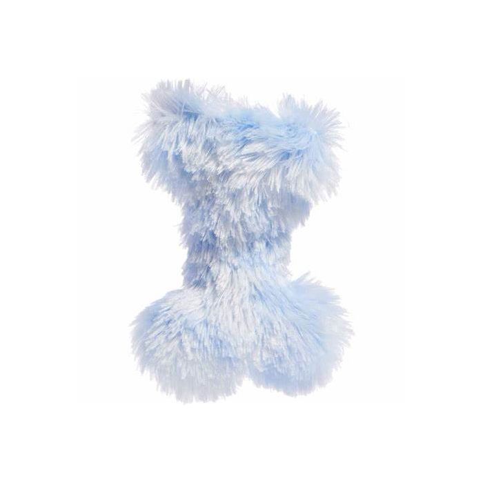 Topmast Plush Puppy Bone - With Squeaker - Blue - 20 x 10 cm