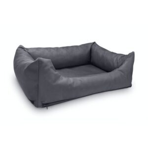 Topmast Dog Sofa - Leatherlook Anthracite - 120 x 90 CM