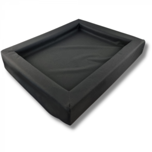 Topmast Lounge Bed Dogbed - Waterproof Polyester - Black - 120 x 90 cm