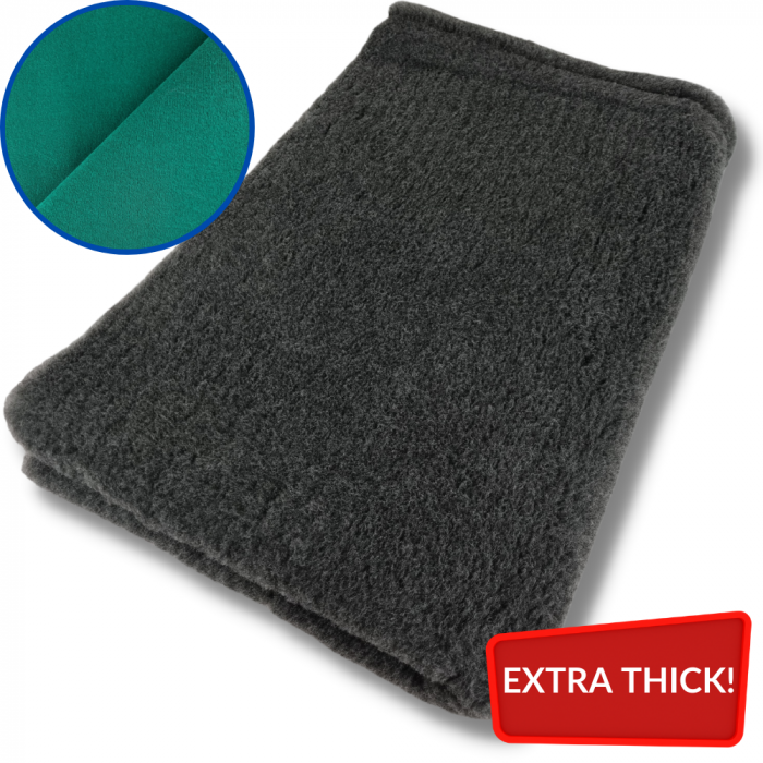 Vet Bed PROF Anthracite Green Backing 35mm 150x100cm