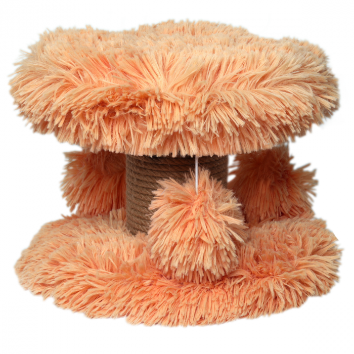 Topmast Scratching Post Fluffy Longhair Lycia - Peach