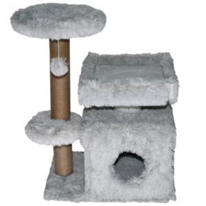Topmast Scratching Post Fluffy Longhair - Malmö - Gray