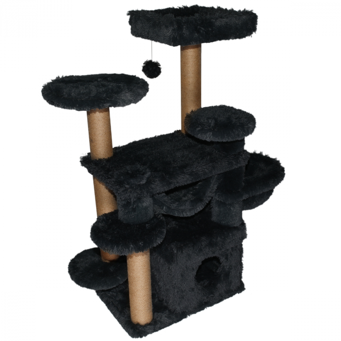 Topmast Scratching Post Fluffy Longhair - Tokyo - Anthracite