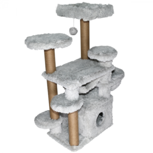 Topmast Scratching Post Fluffy Longhair - Tokyo - Gray