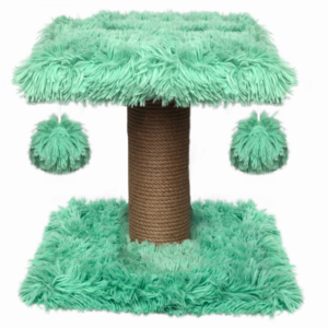 Topmast Scratching Post Fluffy Longhair - Nairobi - Green