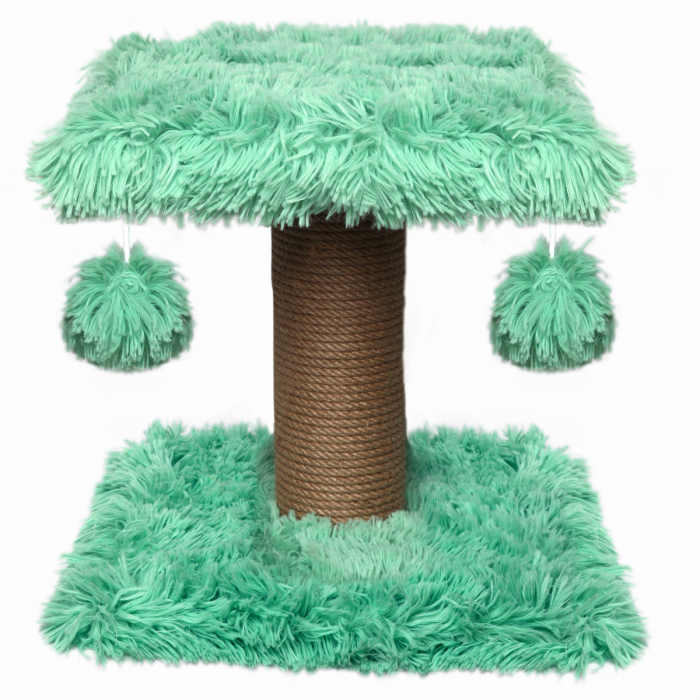 Topmast Scratching Post Fluffy Longhair - Nairobi - Green