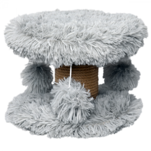 Topmast Scratching Post Fluffy Longhair Lycia - Gray