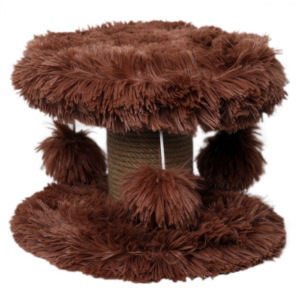Topmast Scratching Post Fluffy Longhair Lycia - Brown
