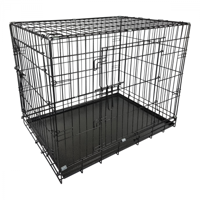 Topmast Dog Cage Premium Black Silver 118 x 78 x 85 cm