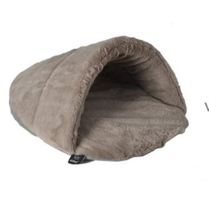 Topmast Plush Sleeper Sleeping Basket Taupe