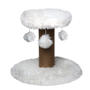 Topmast Scratching Post Fluffy Longhair - Rio - White