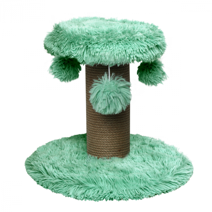 Topmast Scratching Post Fluffy Longhair - Rio - Green