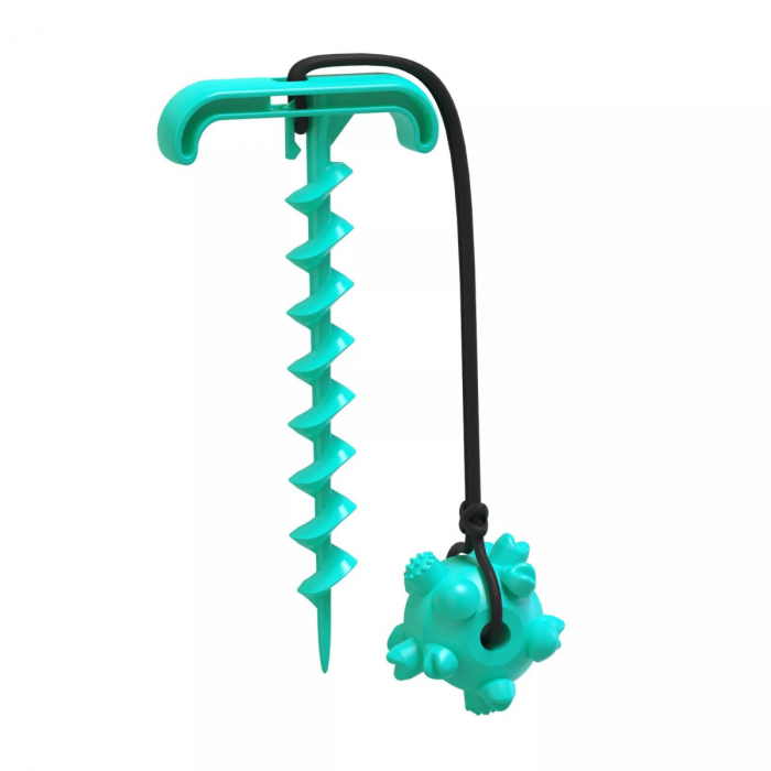 Topmast Bite - Elastic Rope with Ball - Turquoise