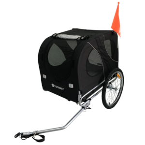 Topmast Dog Bike Trailer Original - Foldable - Black - Large