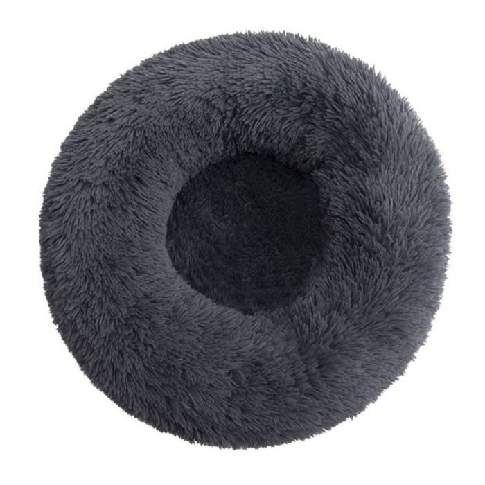 Topmast Fluffy Donut - Animal Basket - 80 cm - Anthracite - L