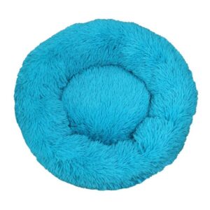 Topmast Fluffy Donut Pet Basket - 80 cm - Blue - L