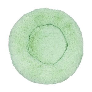 Topmast Fluffy Donut Pet Basket - 40 cm - Green - XS