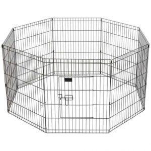 Topmast Puppy Pen Luna - Black - Foldable XL | L 560 x H 60 cm